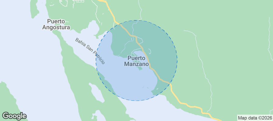 Puerto Manzano Airbnb map